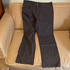 Prana men’s size 34x30 slim fit black pants